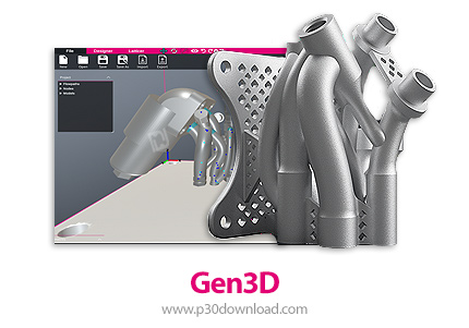 دانلود Gen3D v1.10.0 x64 - نرم افزار طراحی مدل برای تولید افزودنی یا AM