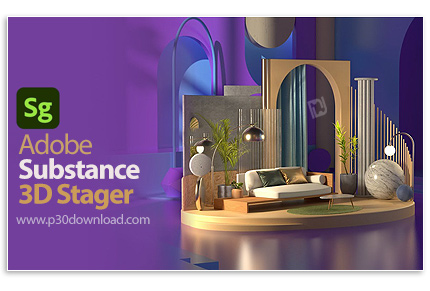 دانلود Adobe Substance 3D Stager v1.3.2 x64 - نرم افزار طراحی صحنه