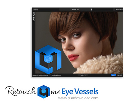 دانلود Retouch4me Eye Vessels v0.9.9.1 x64 + Plug-in for Photoshop - نرم افزار روتوش رگ های خونی و ق
