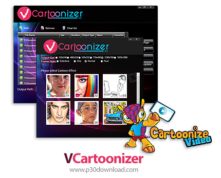 دانلود VCartoonizer v1.6.1 - نرم افزار کارتونی کردن ویدئوها