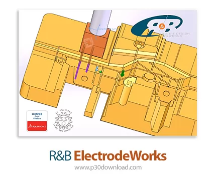 دانلود R&B ElectrodeWorks 2022 SP1 for SolidWorks 2015-2024 x64 - افزونه طراحی و ساخت الکترودهای وای
