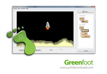 دانلود Greenfoot v3.7.1 - نرم افزار آموزش طراحی بازی به زبان جاوا