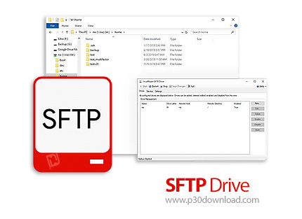 دانلود NSoftware SFTP Drive v3.0.8062 - نرم افزار ایجاد ارتباطات ریموت ایمن