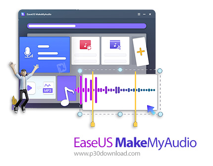 دانلود EaseUS MakeMyAudio v2.0.0 - نرم افزار ضبط و ویرایش صدا