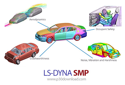 دانلود LS-DYNA SMP R13.0.365 Solvers x64 - نرم افزار شبیه‌سازی مهندسی بر پایه روش المان محدود