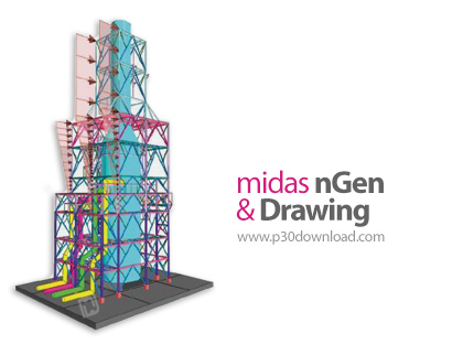 دانلود midas nGen & Drawing 2022 v2.2 x64 - نرم افزار بهینه سازی طراحی و مدلسازی در مهندسی سازه