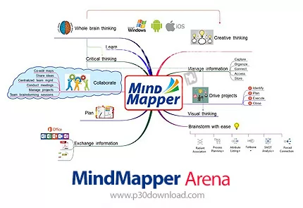 دانلود MindMapper v24.9302a Arena - نرم افزار ترسیم نقشه های ذهنی و سازماندهی کارها