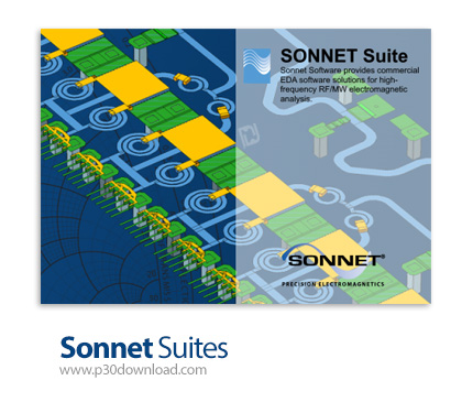 دانلود Sonnet Suites v17.56 - نرم افزار طراحی و نقشه کشی سه بعدی مدارهای الکترومغناطیس با فرکانس بال