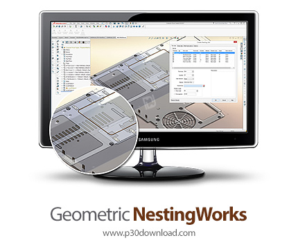 دانلود Geometric NestingWorks 2023 SP4 for SolidWorks 2023/2022 x64 - افزونه شبکه بندی لایه ها و قطع