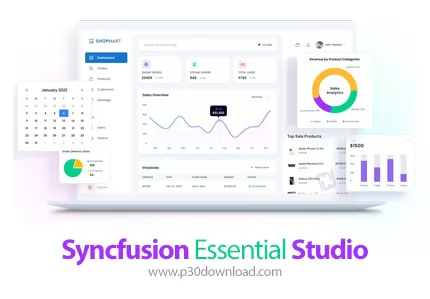 دانلود Syncfusion Essential Studio Enterprise 2022 Volume 4 SP1 v20.4.0.48 + v20.4.0.38 + Syncfusion