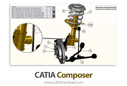 دانلود CATIA Composer R2023 Build 7.10.0.23145 x64 - نرم افزار مستند سازی و تصویر سازی محصولات