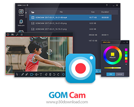 دانلود GOM Cam v2.0.28.25 x64 - نرم افزار فیلمبرداری از محیط بازی، وب کم و دسکتاپ 