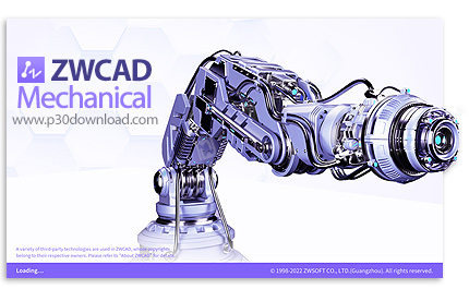دانلود ZWCAD Mechanical v2023 SP2 x64 - نرم افزار طراحی دو بعدی قطعات و ابزار های مکانیکی
