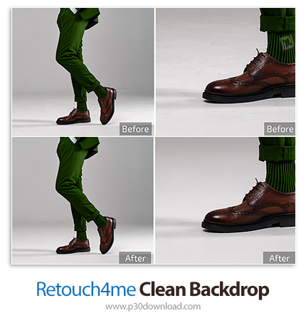 دانلود Retouch4me Clean Backdrop v1.012 + Plug-in for Photoshop - نرم افزار رتوش خودکار بکگراند