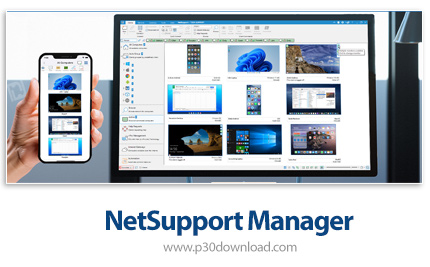 دانلود NetSupport Manager (Control & Client) v14.00.0 - نرم افزار دسترسی به یک کامپیوتر از راه دور و