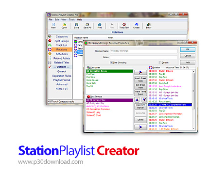 دانلود StationPlaylist Creator Pro v6.0.0.14 - نرم افزار مدیریت و زمان بندی پخش رندم پلی لیست های مو