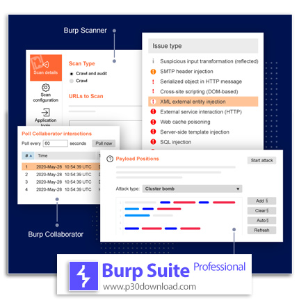 دانلود Burp Suite Professional 2022.12.6 + 2022.8.1 - نرم افزار بررسی امنیت شبکه