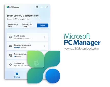 دانلود Microsoft PC Manager v3.8.10.0 - نرم افزار مدیریت و بهبود عملکرد سیستم
