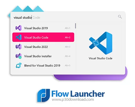 دانلود Flow Launcher v1.18.0 + Portable - نرم افزار جستجو و اجرای سریع برنامه های ویندوز