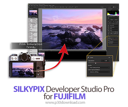 دانلود SILKYPIX Developer Studio Pro for FUJIFILM v11.4.13.0 x64 - نرم افزار بالا بردن کیفیت تصاویر 