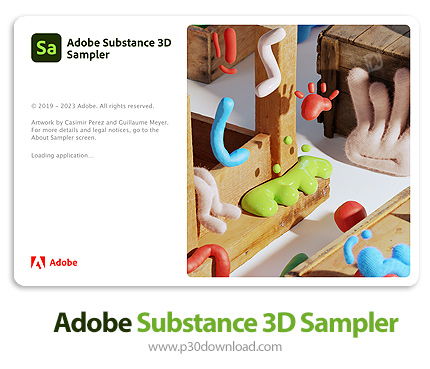 دانلود Adobe Substance 3D Sampler v4.0.2.2976 x64 - نرم افزار ساخت متریال و شبیه سازی بافت سطوح اشیا