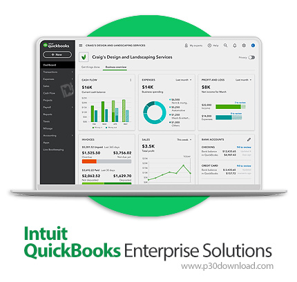 دانلود Intuit QuickBooks Enterprise Solutions 2023 v23.0 R3 x64 - نرم افزار حسابداری