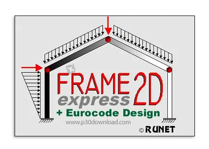 دانلود RUNET FRAME2Dexpress v16.08.2023 x64 - نرم افزار تحلیل استاتیکی و دینامیکی سازه های دو بعدی ب