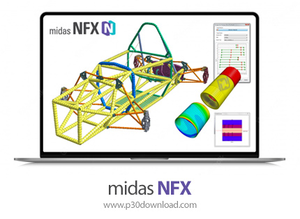 دانلود midas NFX 2023 R1 x64 - نرم افزار شبیه سازی دینامیک سیالات و آنالیز المان محدود