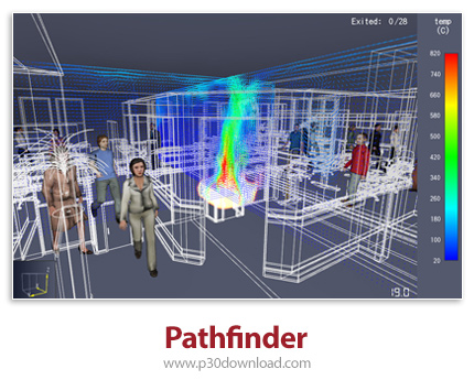 دانلود Pathfinder v2023.3.1206 x64 - نرم افزار شبیه سازی تخلیه نیروی انسانی در شرایط اضطراری