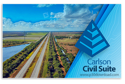 دانلود Carlson Civil Suite 2023 Build 230709 x64 - مجموعه نرم افزارهای راه‌سازی و طراحی جاده