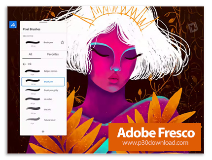 دانلود Adobe Fresco v5.0.0.1331 x64 - نرم افزار طراحی و نقاشی دیجیتال