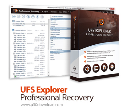 دانلود UFS Explorer Professional Recovery v10.0.0.6867 - نرم افزار بازیابی اطلاعات آسیب دیده RAID