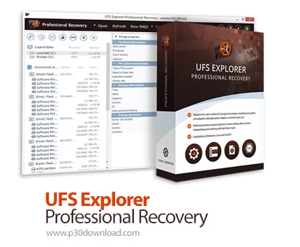 دانلود UFS Explorer Professional Recovery v10.8.0.7146 - نرم افزار بازیابی اطلاعات آسیب دیده RAID