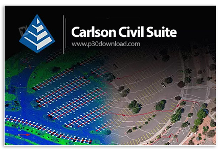دانلود Carlson Civil Suite 2024 Build 231014 x64 - مجموعه نرم افزارهای راه‌سازی و طراحی جاده