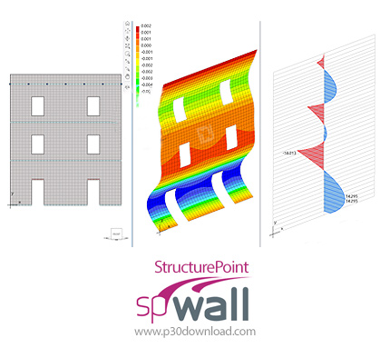 دانلود StructurePoint spWall v10.00 - نرم افزار طراحی، توسعه و آنالیز دیوارهای بتنی