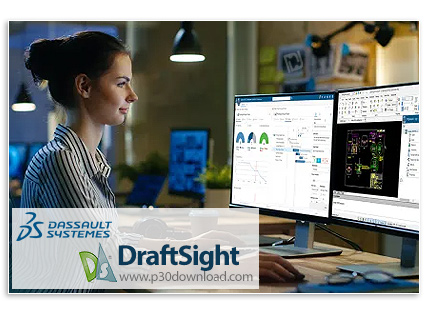 دانلود DS DraftSight Enterprise Plus 2024 SP1 x64 - نرم افزار طراحی صنعتی دوبعدی و سه‌بعدی