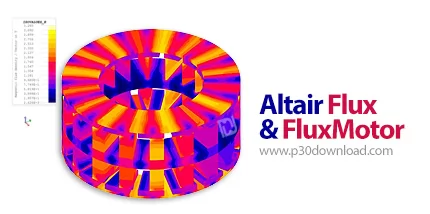 دانلود Altair Flux & FluxMotor v2023.1 x64 - نرم افزار طراحی ماشین آلات چرخنده الکتریکی + شبیه سازی 