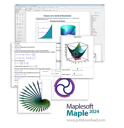 دانلود Maplesoft Maple v2024.0 x64 - نرم افزار انجام محاسبات پیچیده ریاضی