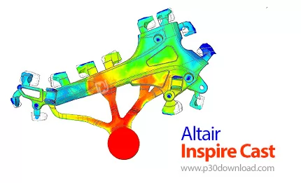 دانلود Altair Inspire Cast 2024.0 x64 - نرم افزار شبیه سازی فرآیند و قطعات ریخته گری