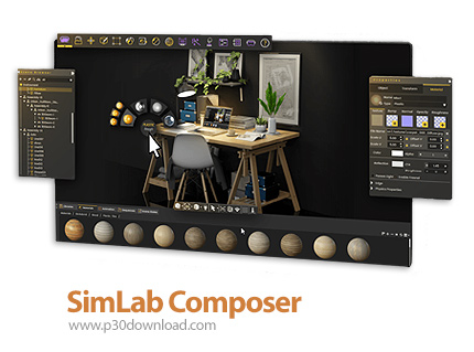 دانلود SimLab Composer v12.0.34 x64 - نرم افزار طراحی سه‌بعدی