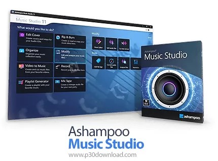 دانلود Ashampoo Music Studio v11.0.3 DC 28.06.2024 - نرم افزار مدیریت، پخش و ویرایش فایل های موسیقی