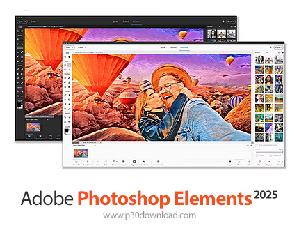 دانلود Adobe Photoshop Elements 2025 v25.0 x64 - فتوشاپ المنت، نسخه ساده نرم افزار فتوشاپ برای افراد