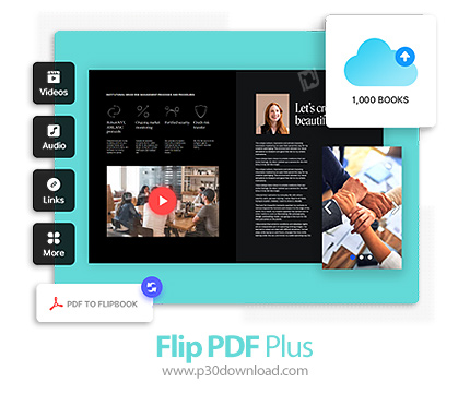 دانلود Flip PDF Plus Corporate v7.5.17 - نرم افزار ویرایش حرفه ای فایل های پی دی اف و تبدیل آن ها به