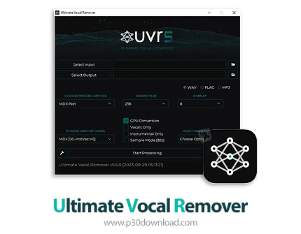 دانلود Ultimate Vocal Remover v5.6.1 x64 + Full Models - نرم افزار جداسازی صدای خواننده از موزیک با 