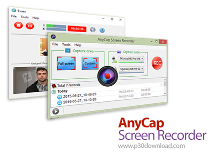 دانلود AnyCap Screen Recorder v1.0.6.79 - نرم افزار ضبط صفحه نمایش و مکالمات صوتی و تصویری