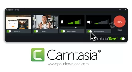 دانلود TechSmith Camtasia 2025 v25.2.0.10983 x64 - نرم افزار فیلم برداری حرفه ای از صفحه نمایش
