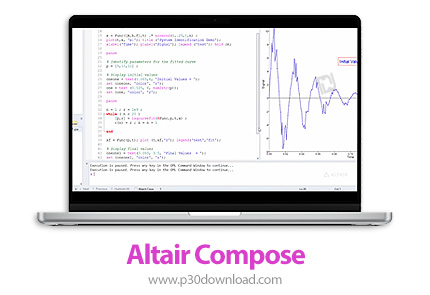 دانلود Altair Compose 2025.0 x64 - نرم افزار انجام انواع محاسبات عددی و عملیات ریاضی مهندسی