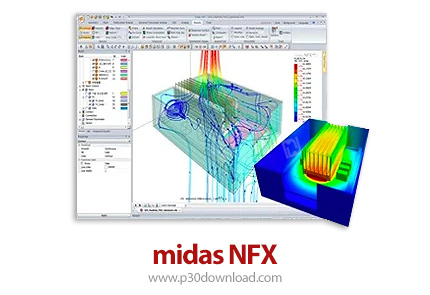 دانلود midas NFX 2025 R1 x64 - نرم افزار شبیه سازی دینامیک سیالات و آنالیز المان محدود