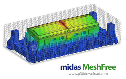 دانلود midas MeshFree 2025 R1 x64 - نرم‌افزار طراحی و تجزیه و تحلیل دقیق مدل بدون نیاز به ایجاد مش ه