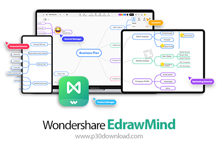 دانلود Wondershare EdrawMind Pro v12.2.2.1053 - نرم افزار ساخت نمودار ها و نقشه های ذهنی